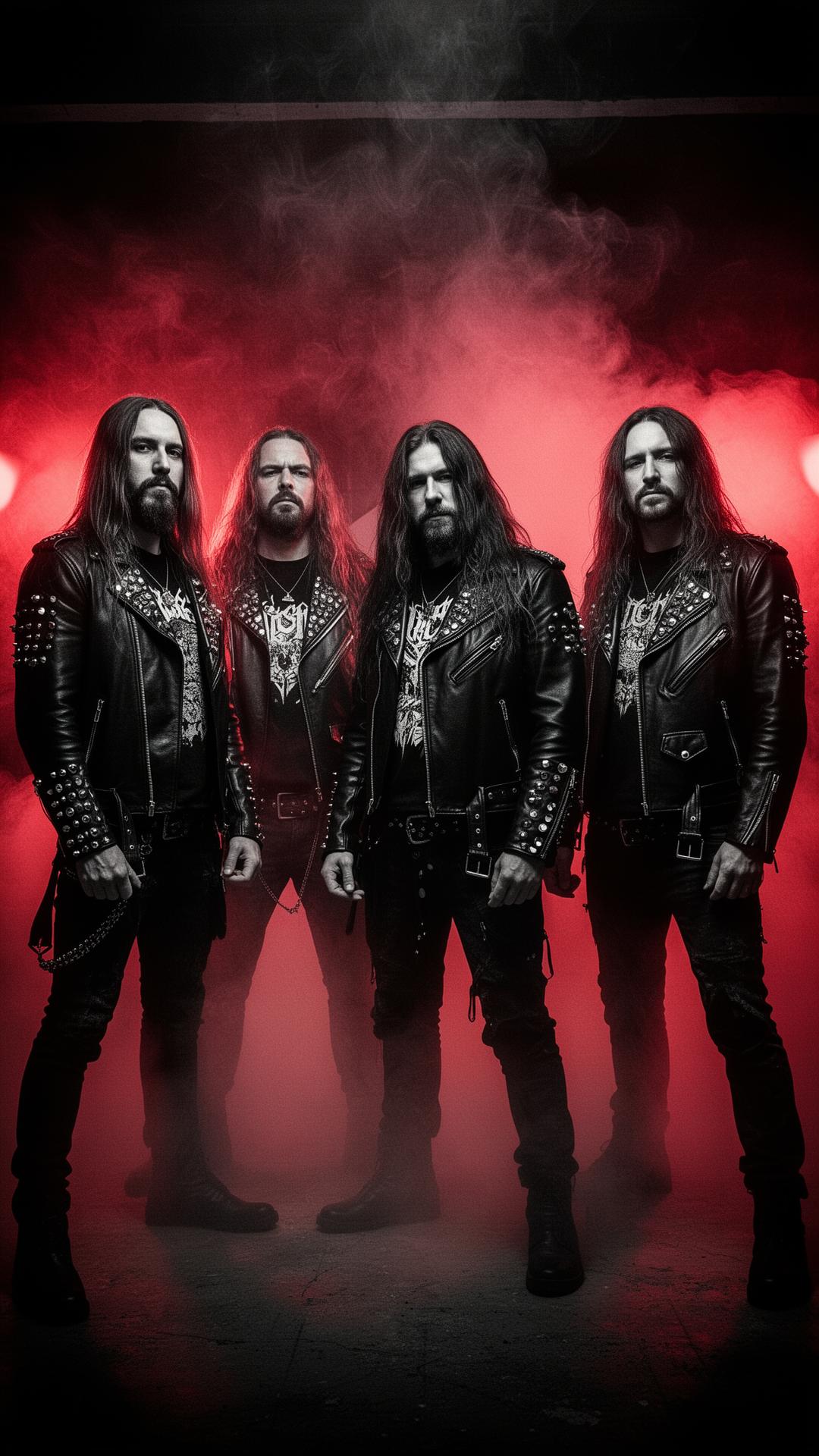 Steel Inferno Danish speed metal band — Chris Rostoff (vocals), Lars Lyndorff Krelskov (guitar), Jens Andersen (guitar), Titi Zubritovski (bass) and Krzysztof Baran (drums)